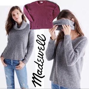 Madewell Donegal Removable Turtleneck Sweater XS